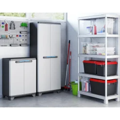 Keter Linear Opbergkast Utility - Bezemkast - 3 Planken