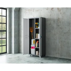 Keter Linear Opbergkast Utility - Bezemkast - 3 Planken
