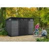 Keter Tuinhuis Cortina 117 - Kunststof - Antraciet - 218 x 340 x 226cm - 7,41m²