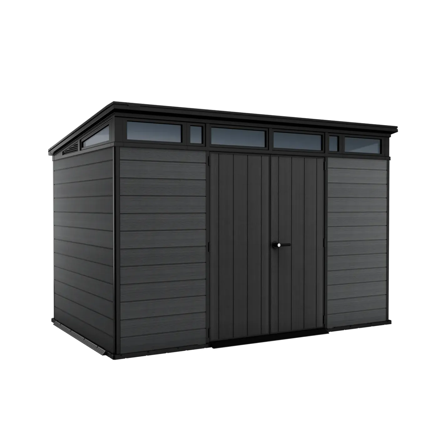 Keter Tuinhuis Cortina 117 - Kunststof - Antraciet - 218 x 340 x 226cm - 7,41m²