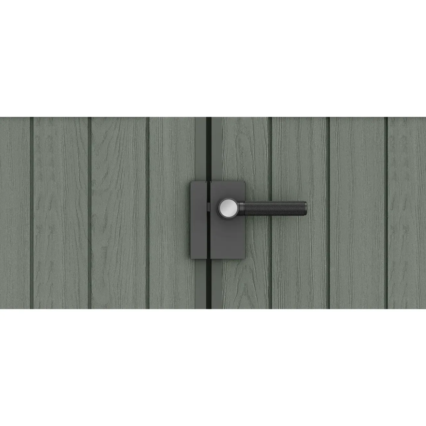 Keter Tuinhuis Darwin 46 - Kunststof - Groen - 125,8x184,5x205 cm - 2,32m²