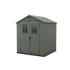 Keter - Tuinhuis Darwin 66 - Kunststof - Groen - 190x183x221cm - 3,48m²