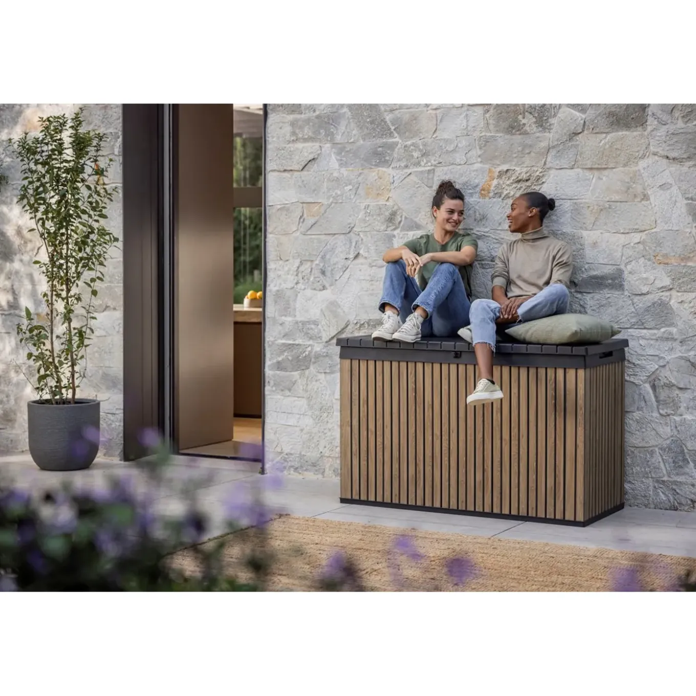 Keter Venetian Opbergbox - 670L - 142,5x65,3x89,5cm - Bruin