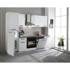 Overig Keukenblok Giorgia 270cm mat wit | inclusief apparatuur