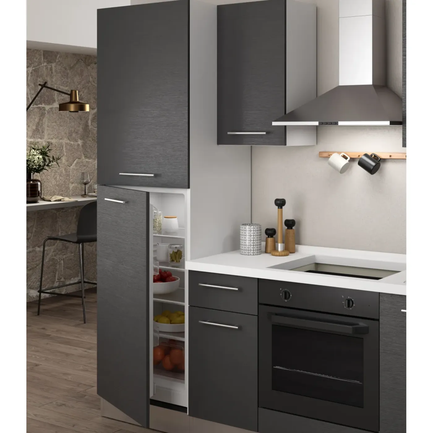 Overig Keukenblok Lara 250cm Soft close | inclusief apparatuur