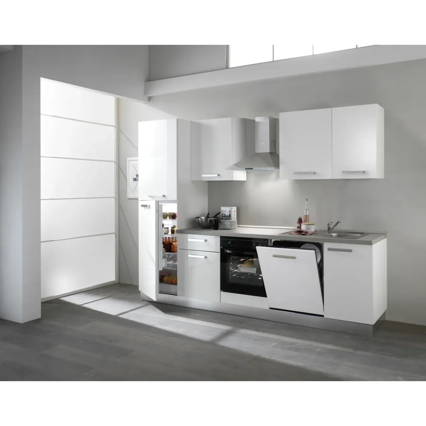 Keukenblok Maya 285cm Soft close | inclusief apparatuur