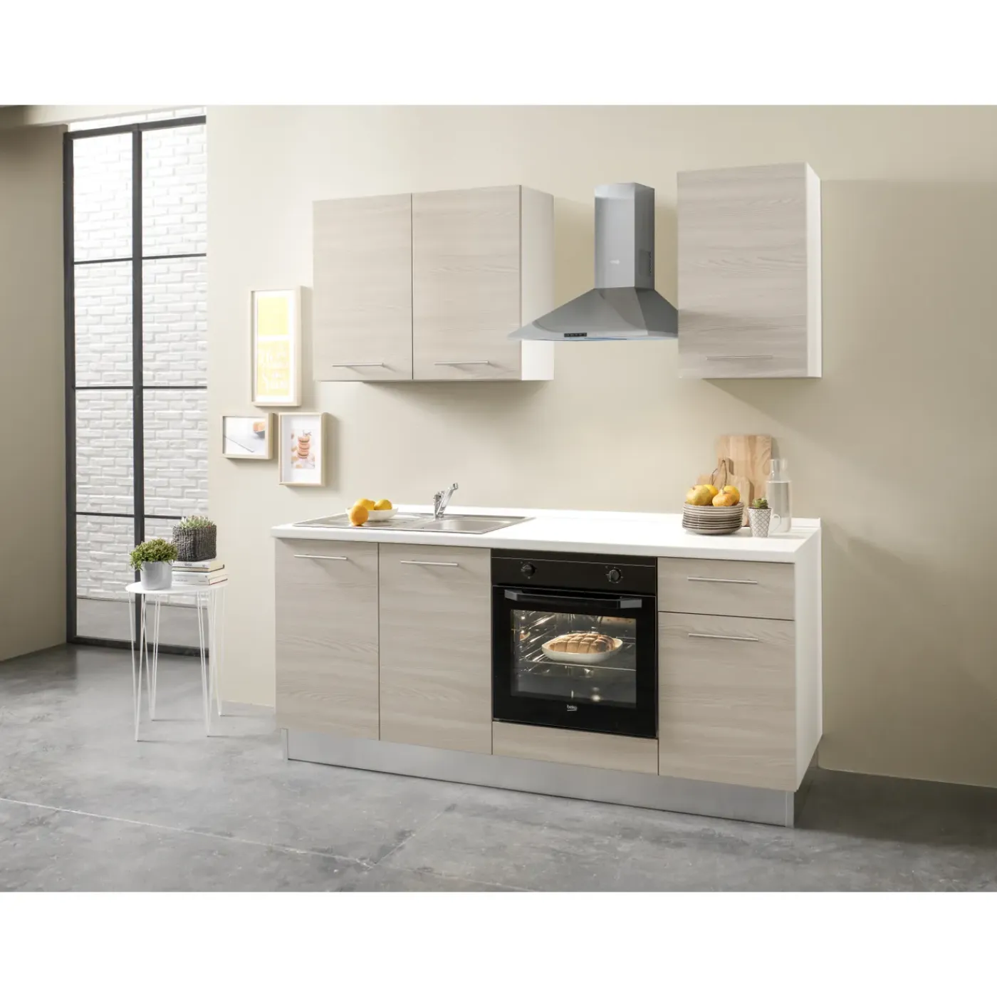 Overig Keukenblok Noa 195cm | inclusief apparatuur