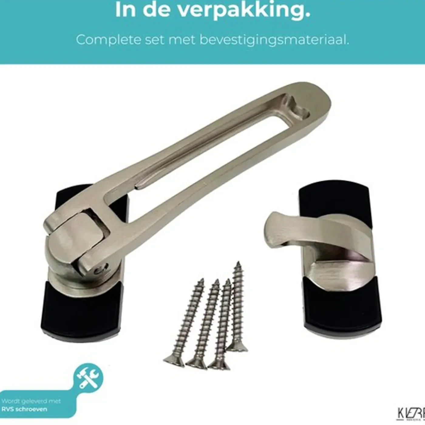 Kierr Safe - Kierstandhouder voor Deurbeveiliging - Zink - Inbraakpreventie - Veiligheidsslot