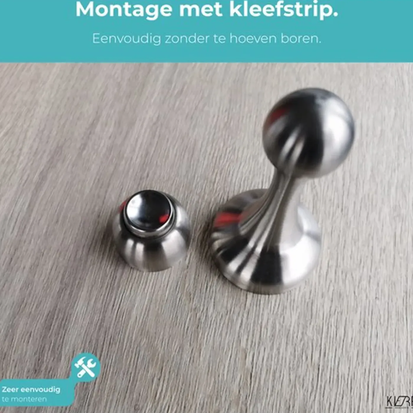 Kierr Stop 300 - Magnetische Deurstopper - zonder boren