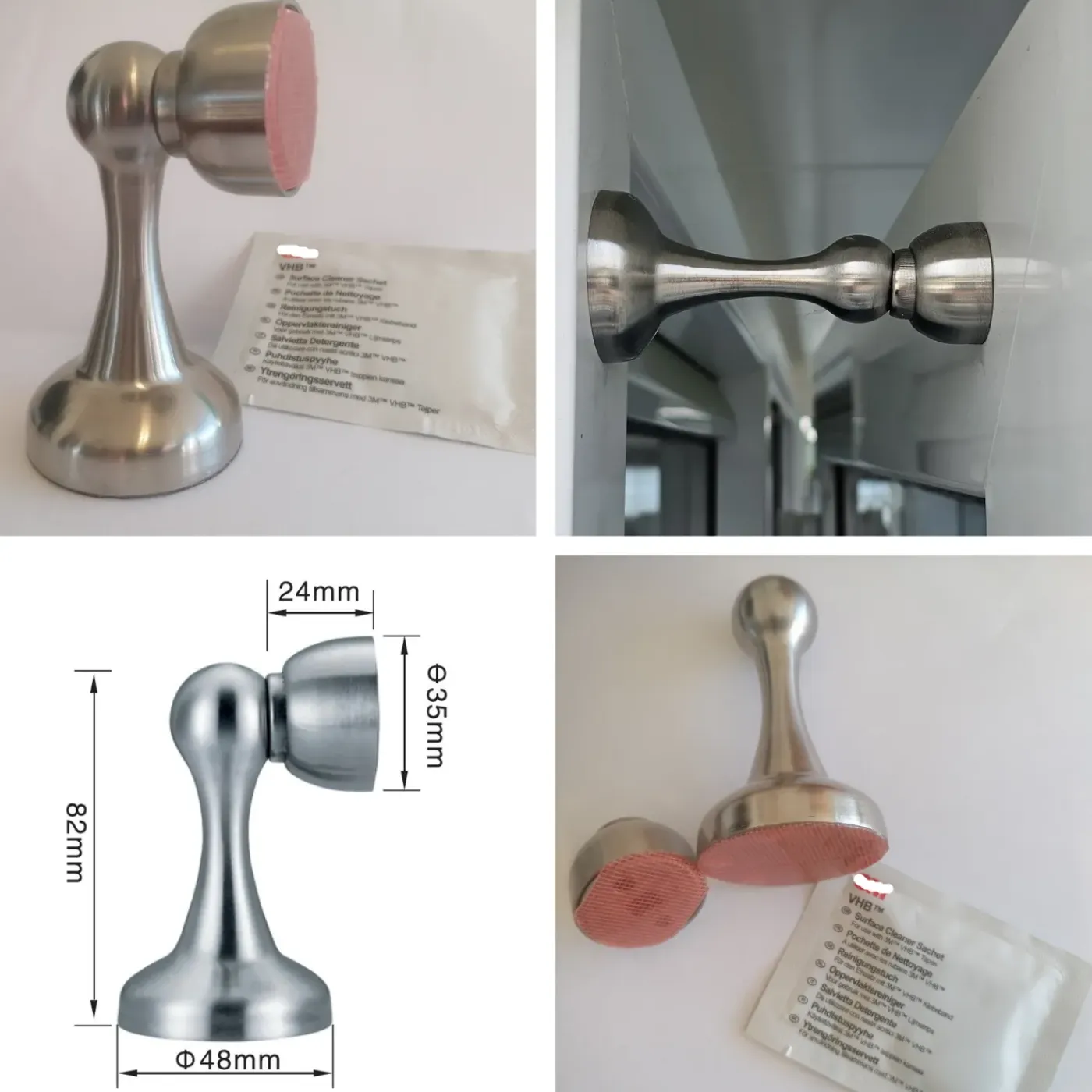 Kierr Stop 300 - Magnetische Deurstopper - zonder boren