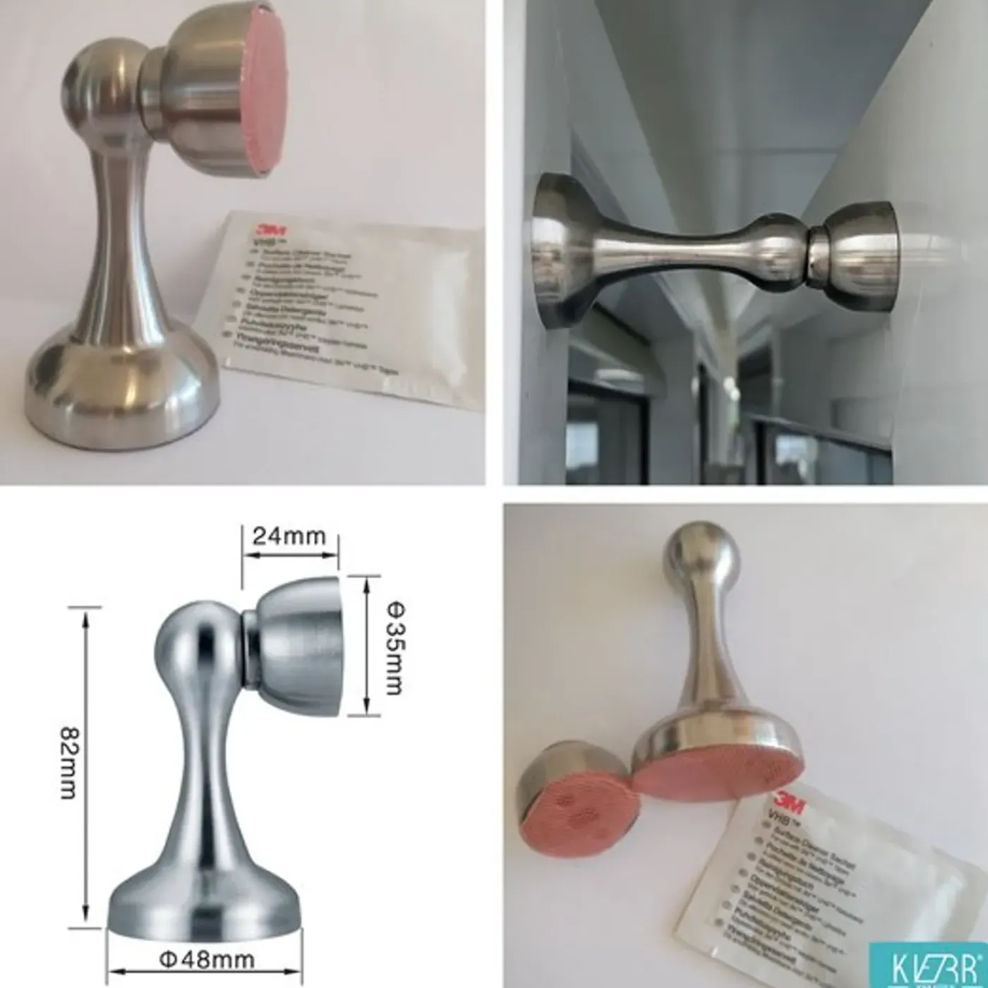 Kierr Stop 300 - Magnetische Deurstopper - zonder boren