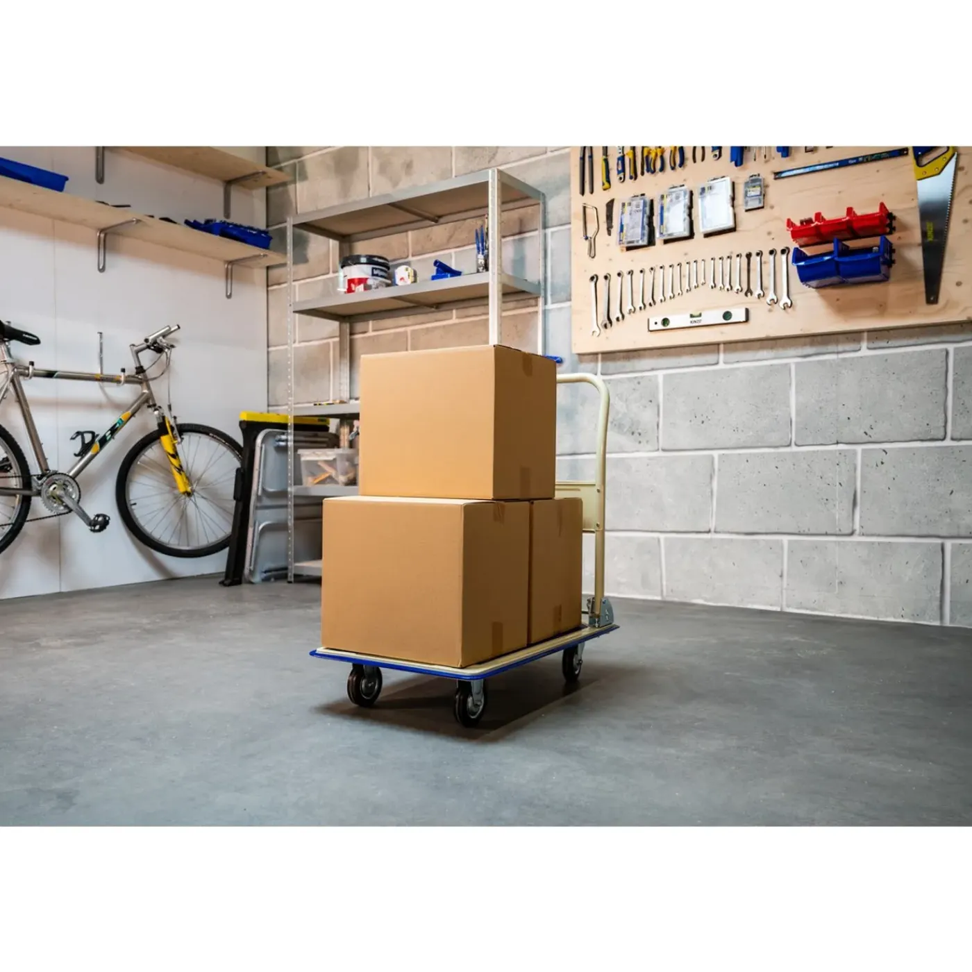 Kinzo Platformwagen – Inklapbare Transportwagen – Max. 150kg