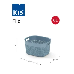Kis mand Filo S blauw 6L