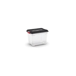 Kis Moover box S transparant zwart 18L