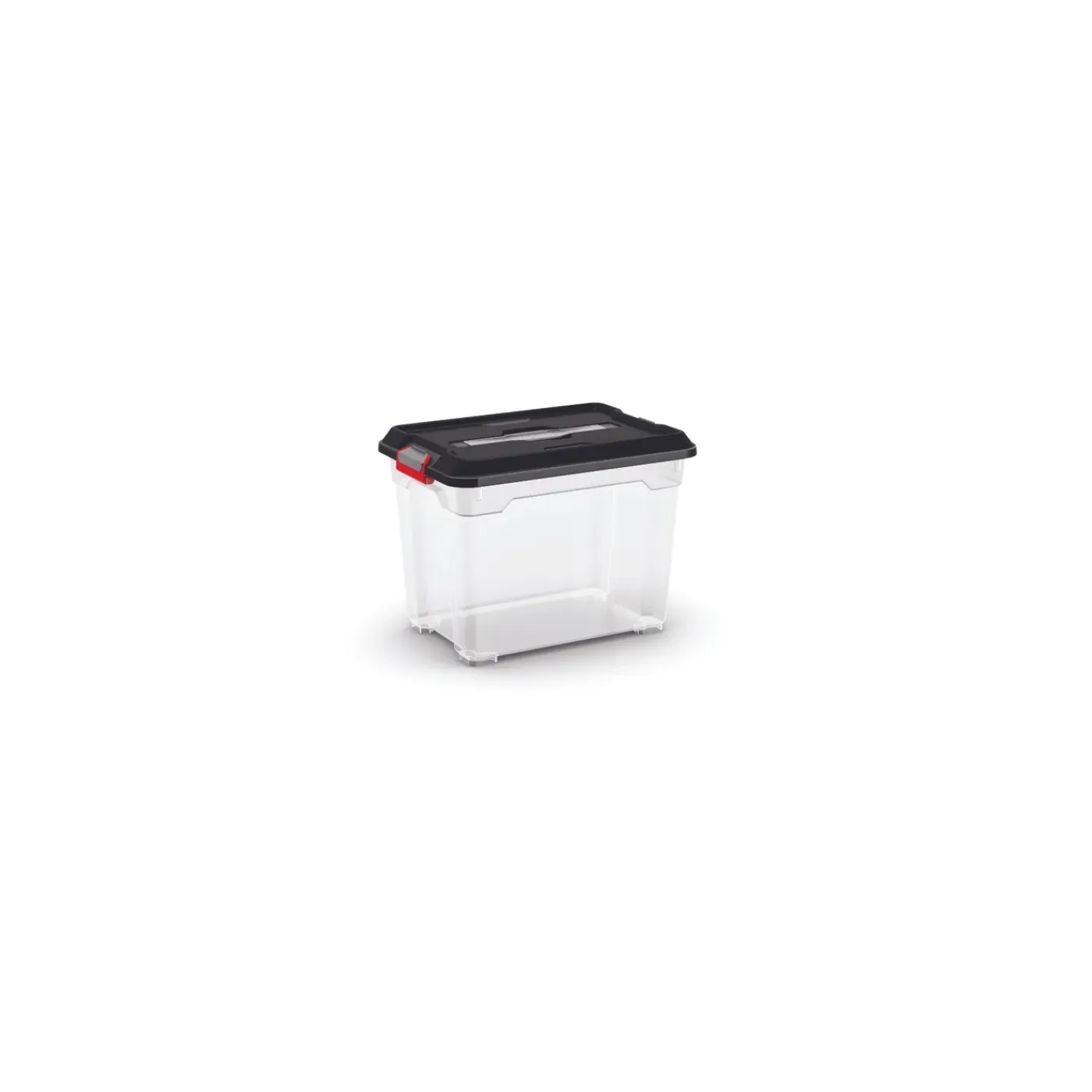 Kis Moover box S transparant zwart 18L