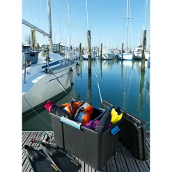 KIS Scuba opbergbox XL 110L zwart/blauwe