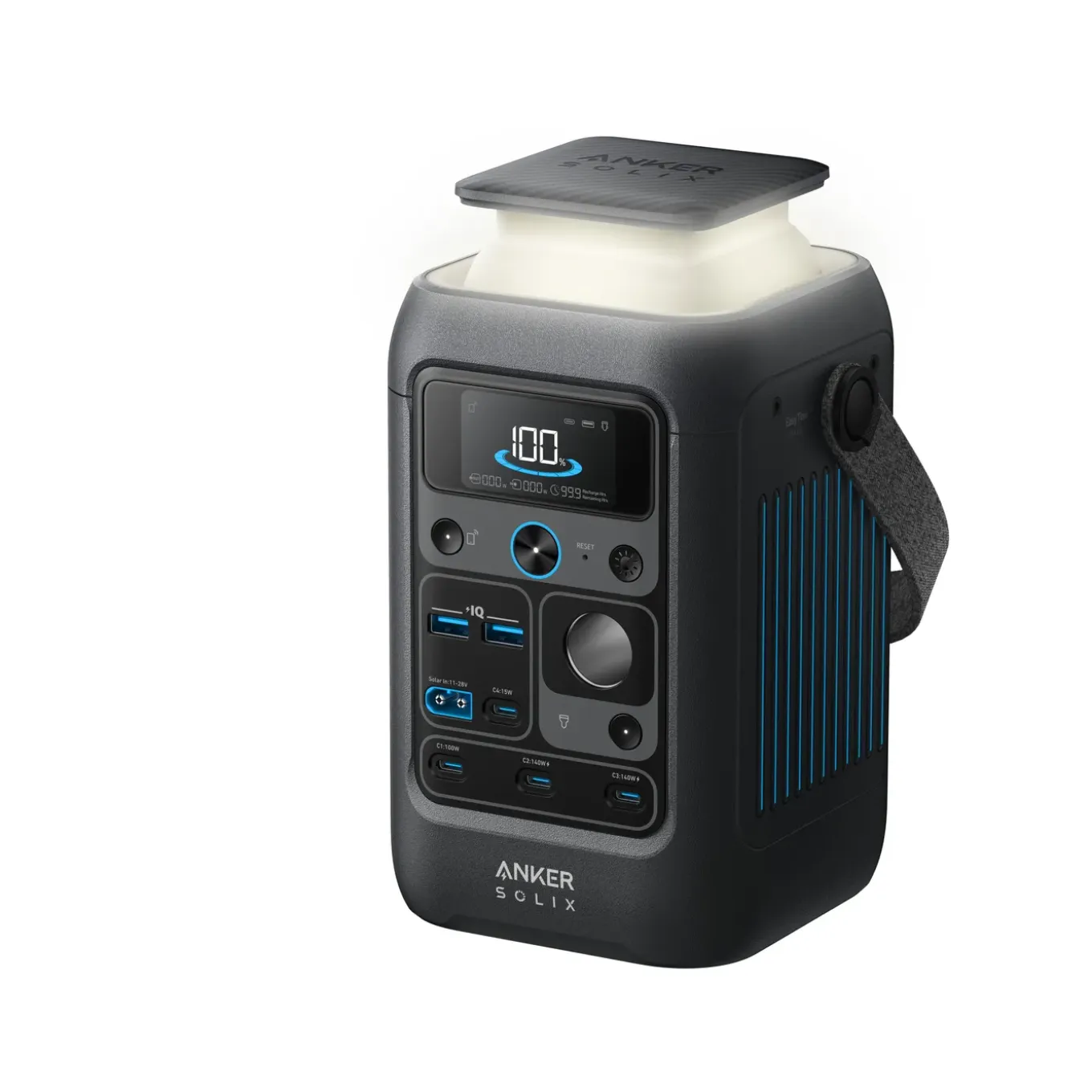 Kit Batterij Anker Solix C300x Dc Met Bifaciaal Zonnepaneel 100 W