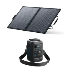 Kit Batterij Anker Solix C300x Dc Met Bifaciaal Zonnepaneel 100 W