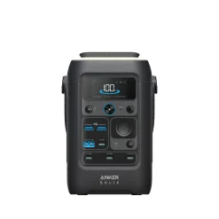 Anker Kit Batterij Solix C300x Dc Met Zonnepaneel 60 W