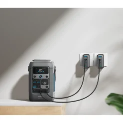 Anker Kit Batterij Solix C300x Dc Met Zonnepaneel 60 W