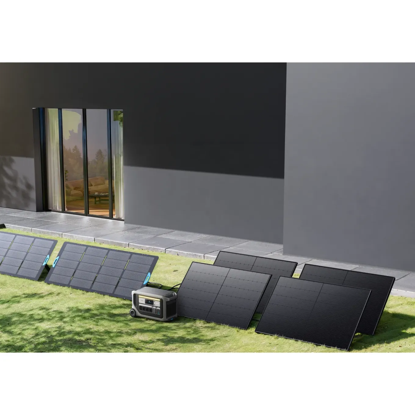 Kit Powerstation Anker Solix F3000 Met Bifaciaal Zonnepaneel 200 W