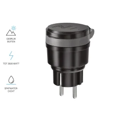 Klik aan & Klik uit KlikAanKlikUit Buitenstekkerdoos AGC-3500 - IP44 - 3500W - Draadloos