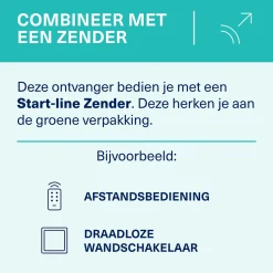 Klik aan & Klik uit KlikAanKlikUit Buitenstekkerdoos AGC-3500 - IP44 - 3500W - Draadloos
