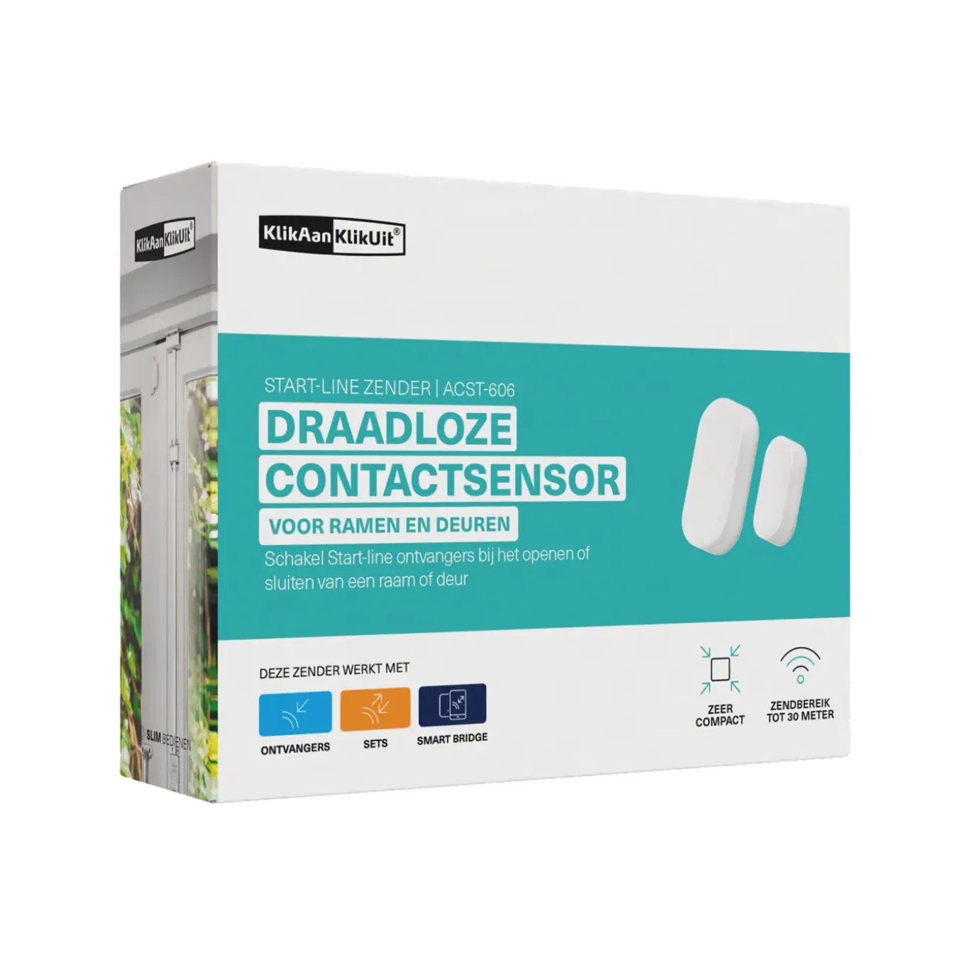 KlikAanKlikUit draadloze deur-/raamsensor ACST-606