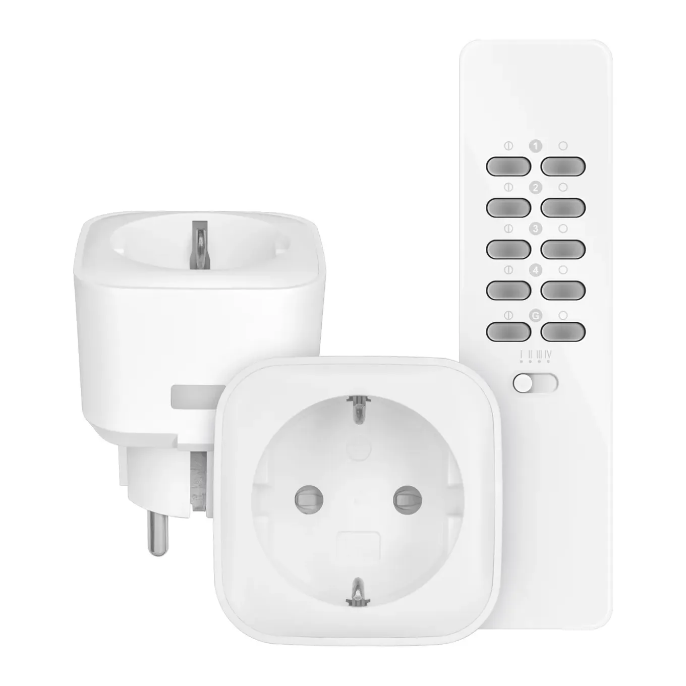 KlikAanKlikUit set afstandsbediening + 2 compacte stopcontactdimmers