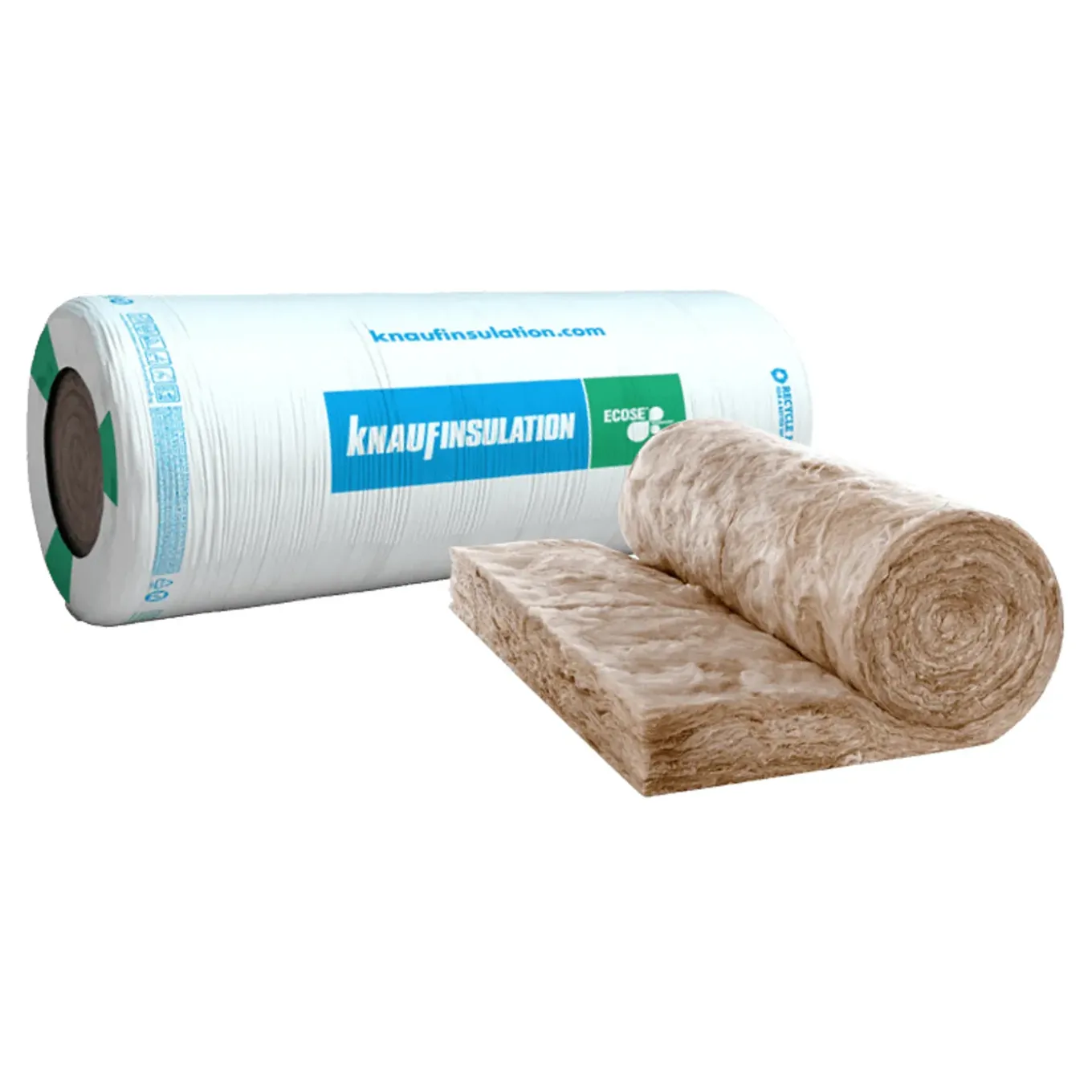 Knauf Glaswol Naturoll 037 | 90mm | 8200x380mm | Glaswol Isolatiedeken | Glaswoldeken