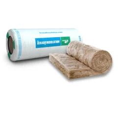 Knauf Glaswol Naturoll 035 | 90mm | 7600x380mm | Glaswol Isolatiedeken | Glaswoldeken