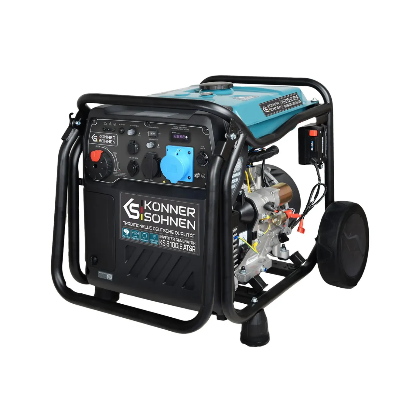 Könner & Söhnen Invertergenerator Ks 8100ie Atsr Maximaal Vermogen 8.5 Kw