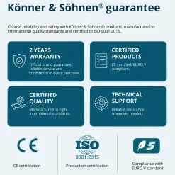 Könner & Söhnen Invertergenerator Ks 3300i Maximaal Vermogen 3.3 Kw