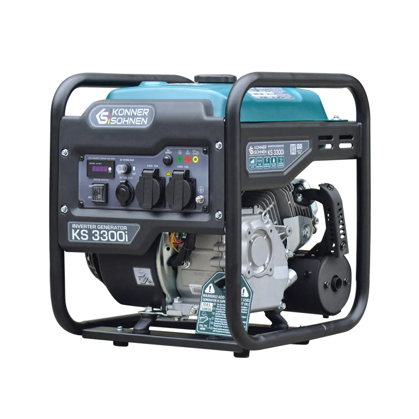 Könner & Söhnen Invertergenerator Ks 3300i Maximaal Vermogen 3.3 Kw