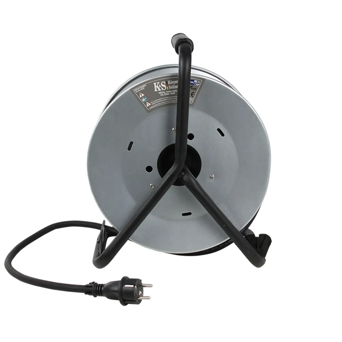 Könner & Söhnen Kabelhaspel Ks Crm-30m, 30 M 3x2,5mm², 3g2,5, 4 Stopcontacten, Ip44, H07rn-f, 3600 W