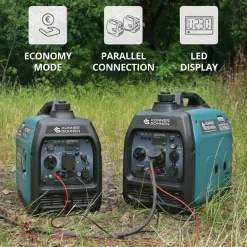 Könner & Söhnen Lpg/benzine Invertergenerator Ks 2100ig S Maximaal Vermogen 2kw