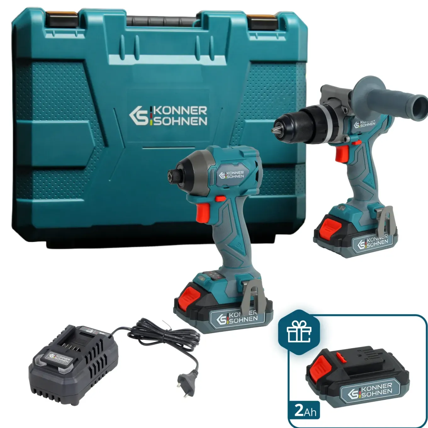 Könner & Söhnen Snoerloze Master Set 2in1 Ks Idisd 20v Set 2 Plus