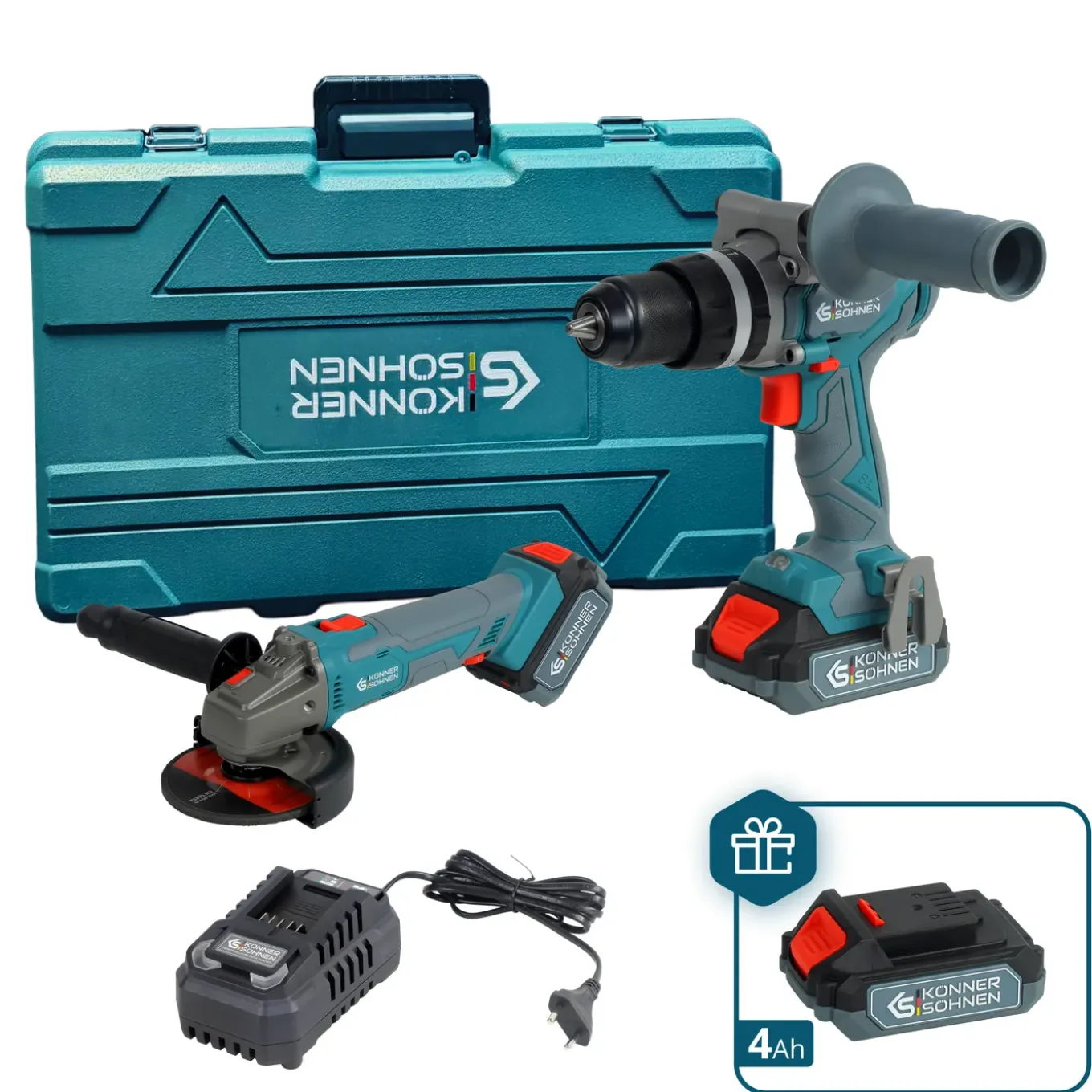 Könner & Söhnen Snoerloze Master Set Ks Idagb 20v Set 1 Plus
