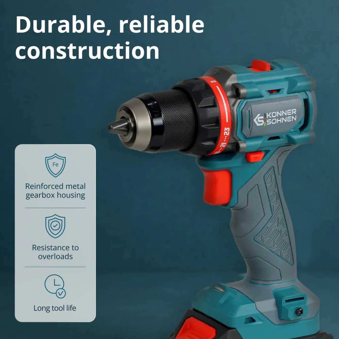 Könner & Söhnen Snoerloze Master Set Ks Id20v-60 Kit 74 Plus