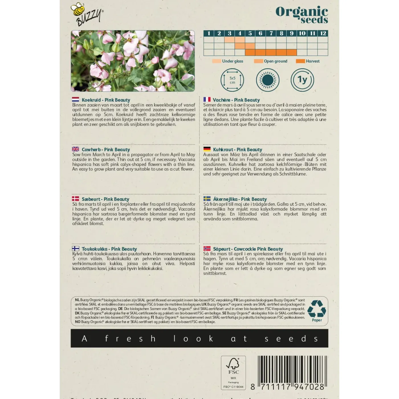 Overig Koekruid Pink Beauty BIO