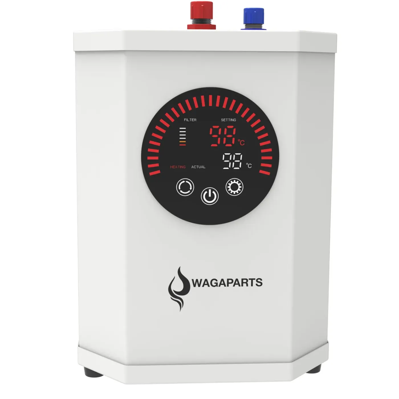 Wagaparts Kokend Heet Waterkraan - Nikkel (d7a902q) Incl. Boiler En Gratis Filter