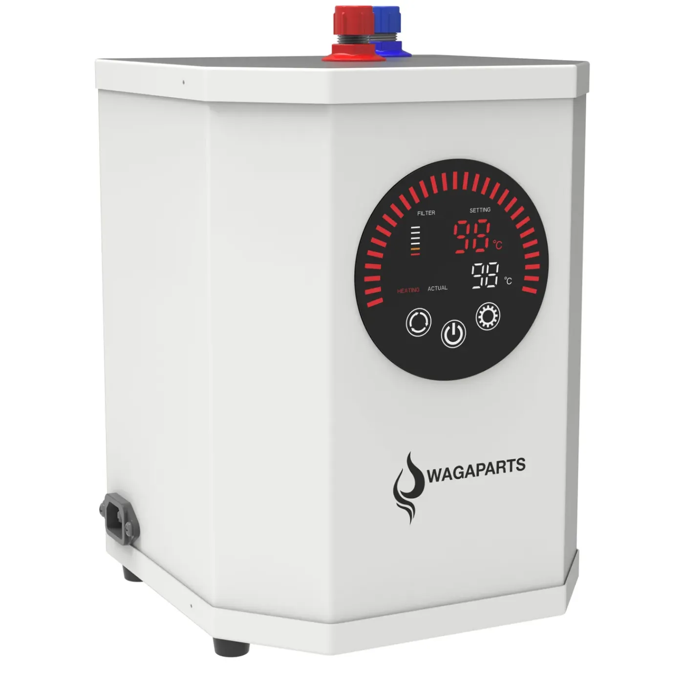 Wagaparts Kokend Heet Waterkraan - Nikkel (d7a902q) Incl. Boiler En Gratis Filter