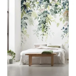 Komar Fotobehang Flower Trendils - Groen - 2,50m x 300cm
