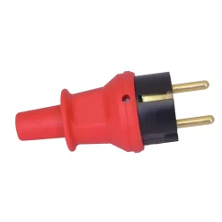 Kopp aardingsstekker PVC IP44 rood