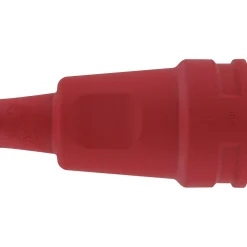 Kopp aardingsstekker rubber rood