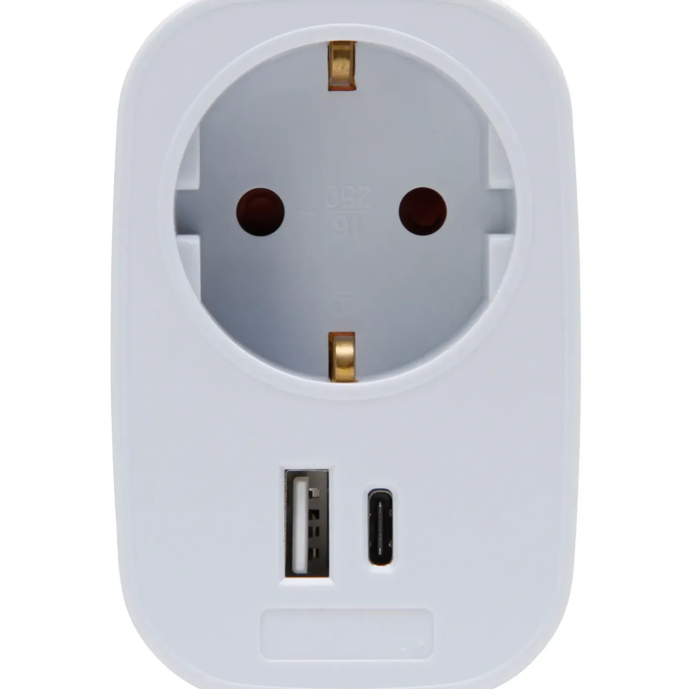 Kopp adapter USB-A + C wit