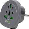 Kopp adapter wereldstekker-Europa zwart Q2