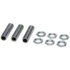 Kopp buisnippel 3/8 3 stuks met 6 moeren