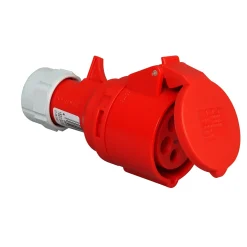 Kopp CEE contrastekker 5-polig 32A rood