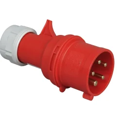 Kopp CEE 5-polige stekker 16A rood